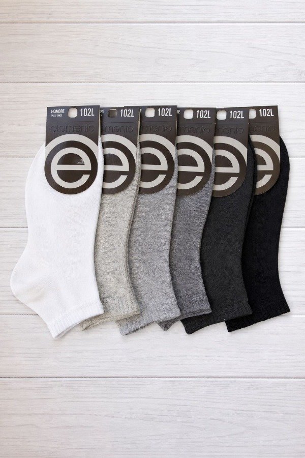 Producto - SOQUETES LISOS HOMBRE X 1