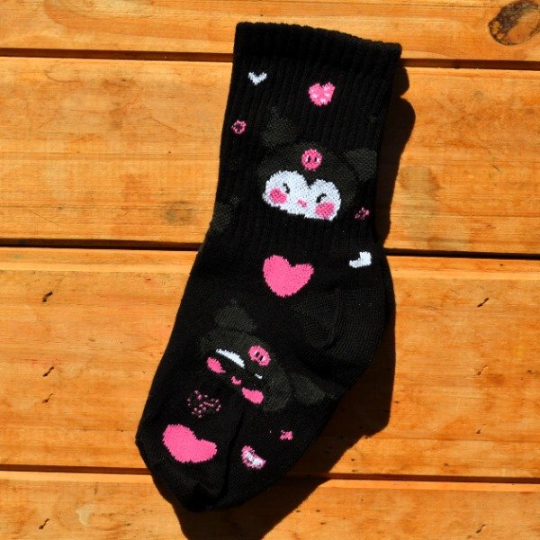 Producto - Tenis peques Kuromi - Negro y rosa