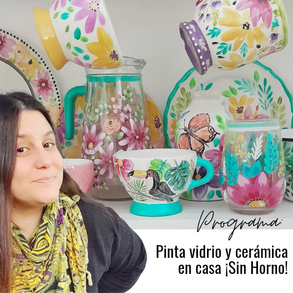 Producto - Programa Completo: Pinta vidrio y cerámica en casa sin horno