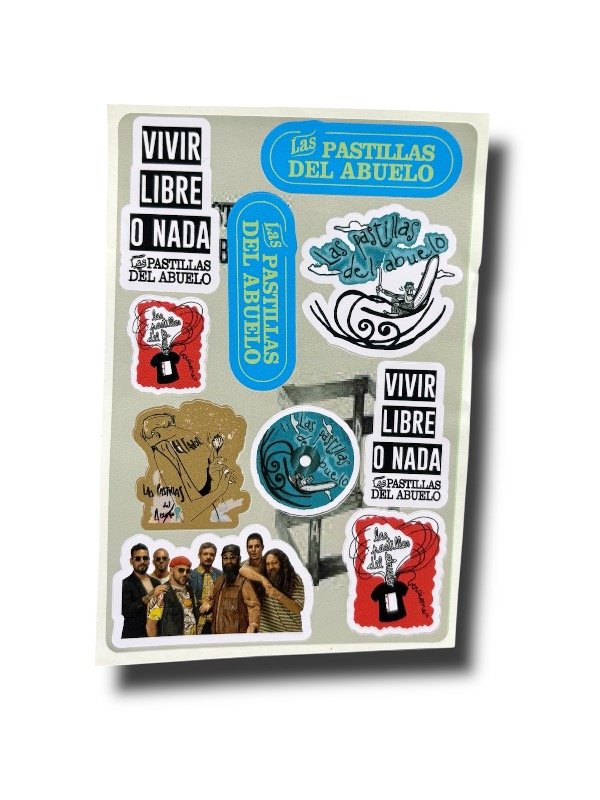 Producto - PLANCHA STICKERS LAS PASTILLAS DEL ABUELO 2