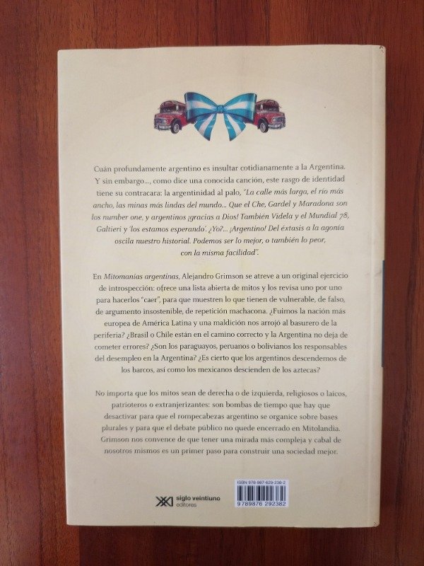Producto - Grimson, Alejandro: "Mitomanías argentinas" - 1