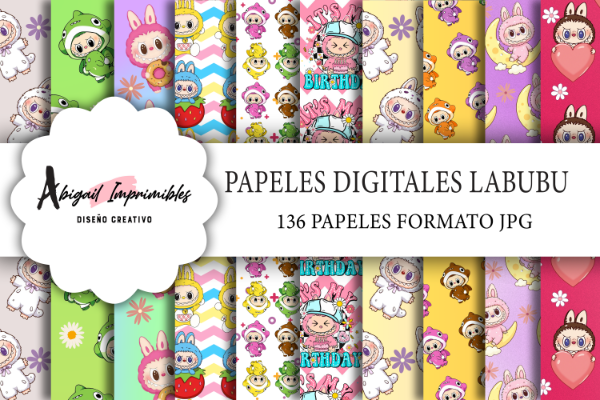 Producto - PAPELES DIGITALES LABUBU