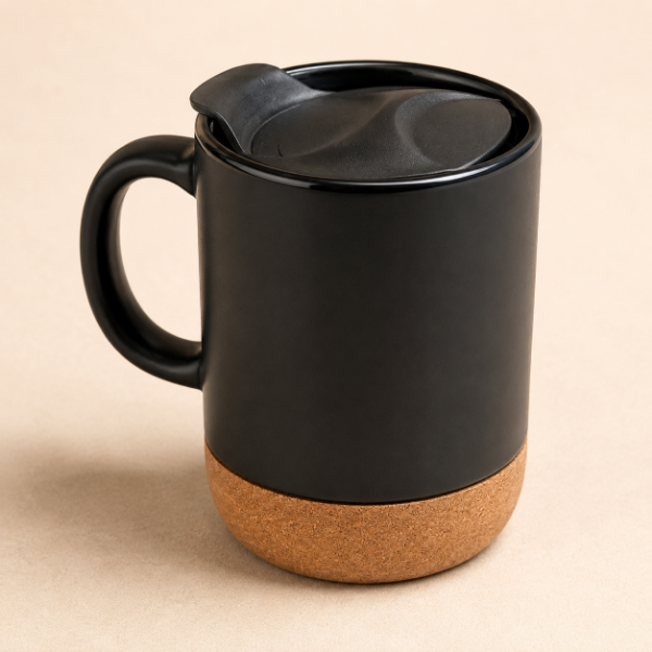 Producto - Taza mug ceramica con tapa 300 ml - 1