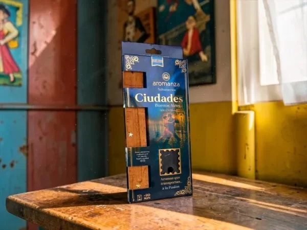 Producto - Pack sahumerio + porta sahumerio de madera - Aromanza - 1