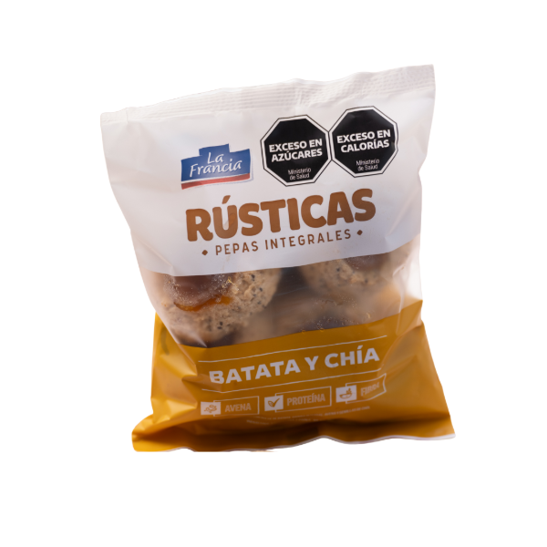 Producto - Pepas Rusticas batata y chia La Francia