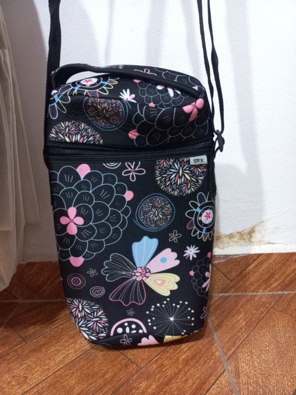 Producto - Bolso Matero "NEGRO PRIMAVERAL"