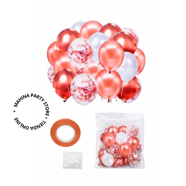 Producto - Set globos rose gold 52 piezas
