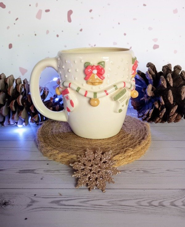 Producto - Taza navideña de cerámica