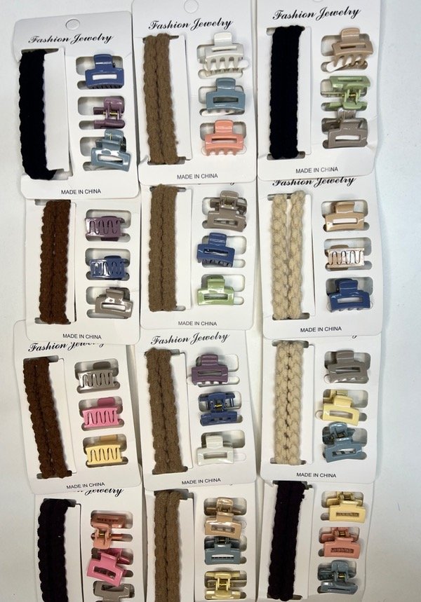 Producto - Set de Broches y colitas