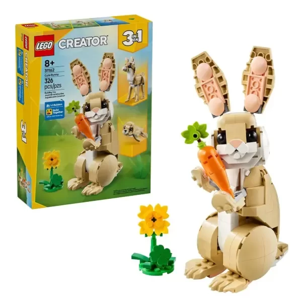 Producto - Lego Creator 3 En 1 Lindo Conejo 326 Piezas 31162 - 1