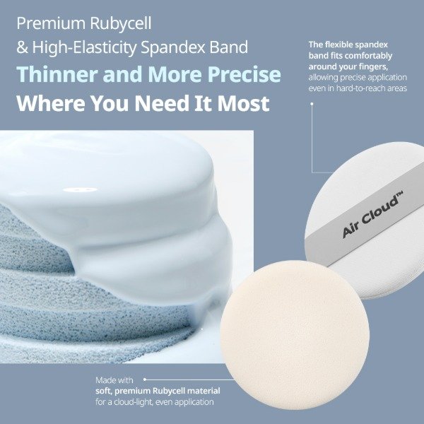 Producto - VT cOSMETICS Air Cloud Water Powder Sun Cushion (SPF 50+ PA++++) 12g - 5
