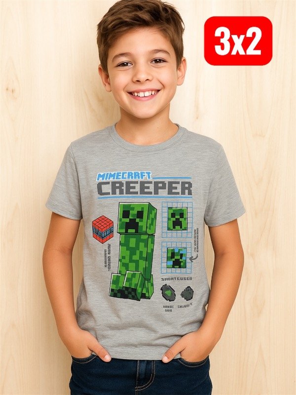 Producto - Minecraft manga corta