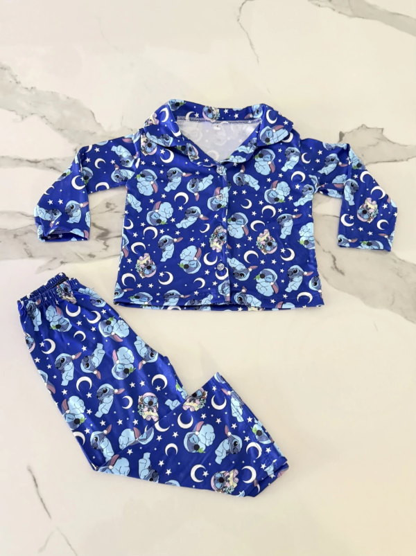 Producto - CAMISEROS LARGOS DE NIÑOS STITCH DORMILON