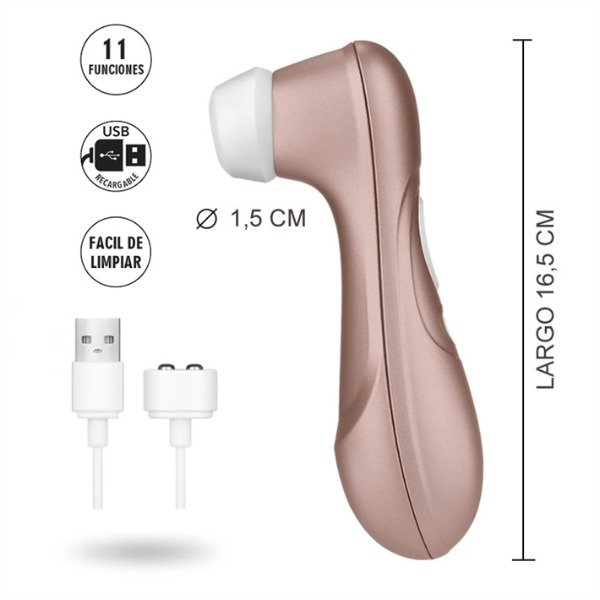 Producto - Succionador Pro 2 de 11 velocidades (resistente al agua) con carga USB