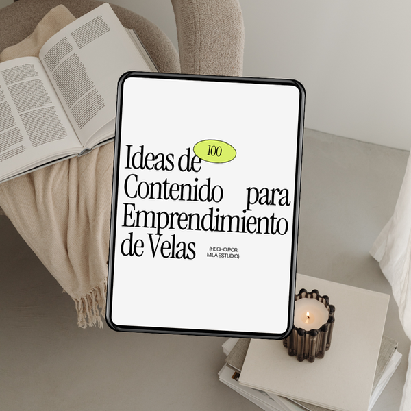 Producto - Ebook ideas - Velas