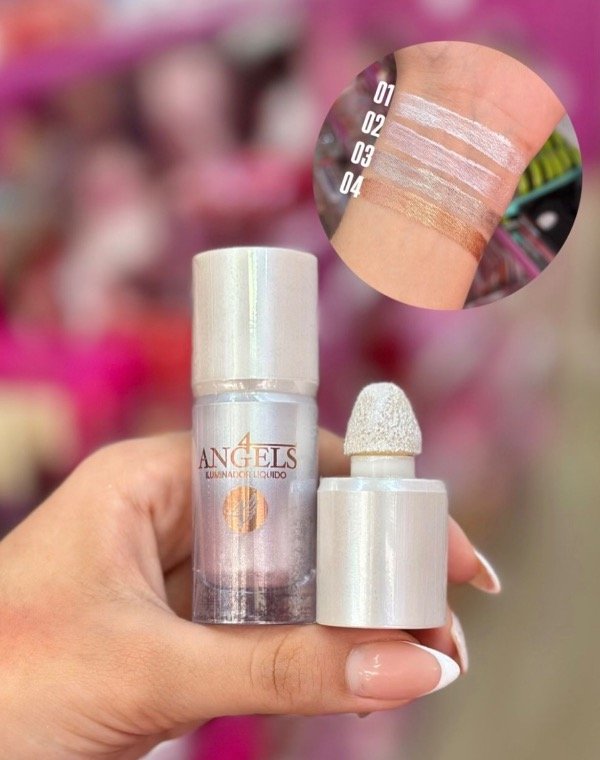Producto - Iluminador liquido con esponja 4 angels - 2