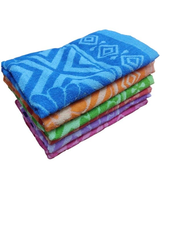 Producto - Toallon Platino Jakard Indú Algodon Varios Diseños