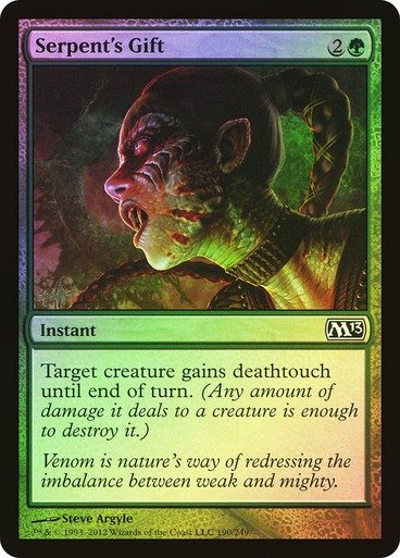 Producto - Serpent's Gift Foil  Magic 2013