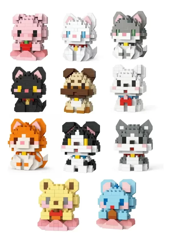 Producto - Cajas De Bloques De Construcción ANIMALITOS  (estilo lego) - 3