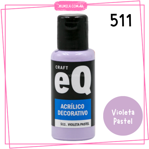 Producto - Acrílico EQ Violeta Pastel 511