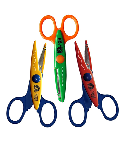 Producto - Tijera Formas  EZCO 13 cm zig zag - 0