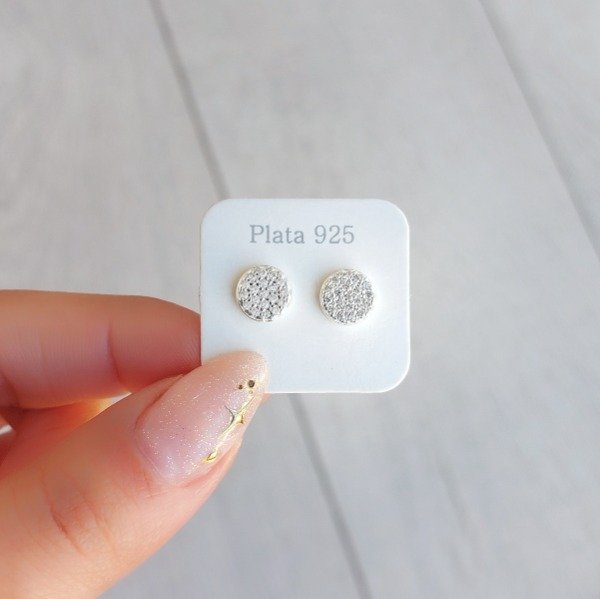 Producto - Aros pasantes circulo con micropavé