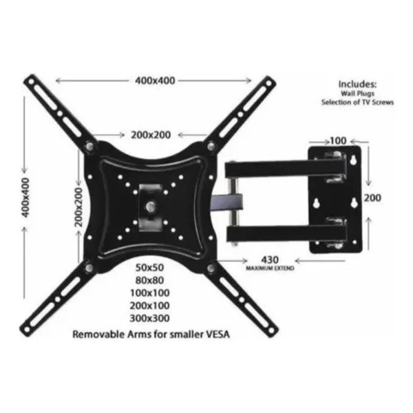 Producto - Soporte de TV Doble brazo 14 a 55
