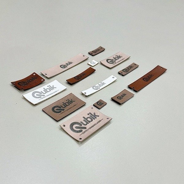 Producto - ETIQUETAS RECTANGULARES CUERO PU - PACK