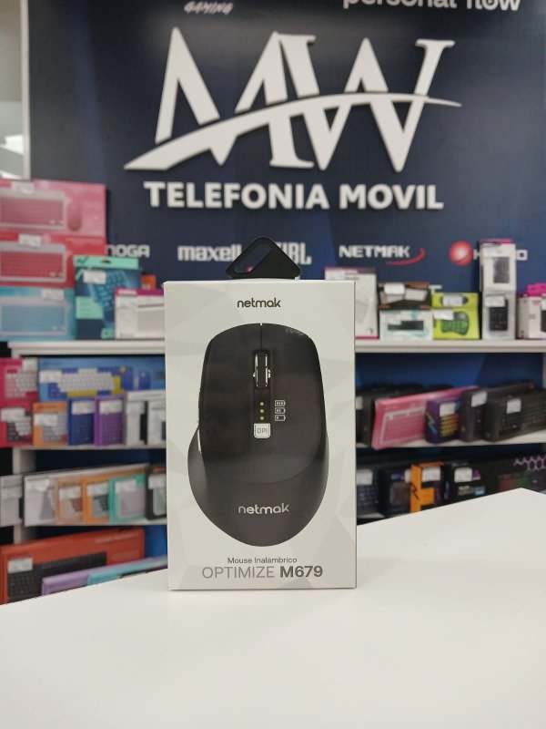 Producto - Mouse C/Indicador De Carga Azul Netmak NM-M679