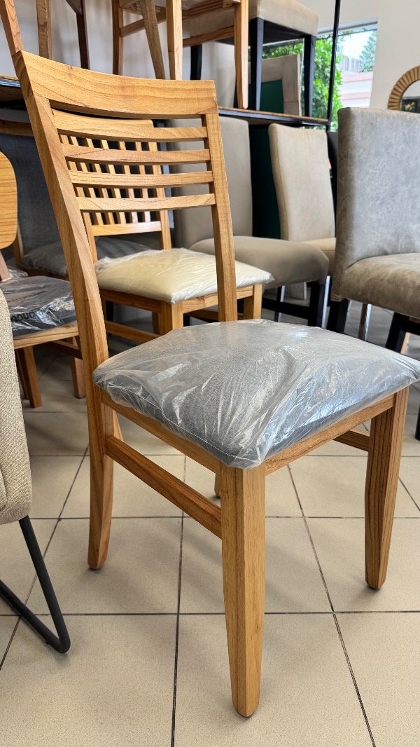 Producto - Sillas paraíso x6 pana gris