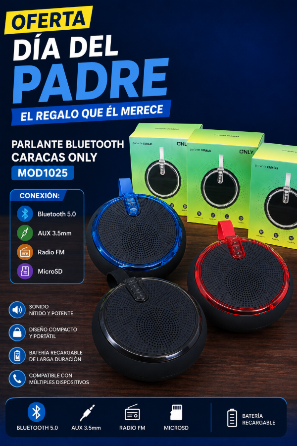 Producto - PARLANTE CARACAS ONLY MOD1025
