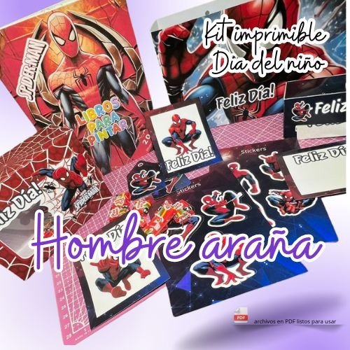 Producto - kit imprimible hombre araña