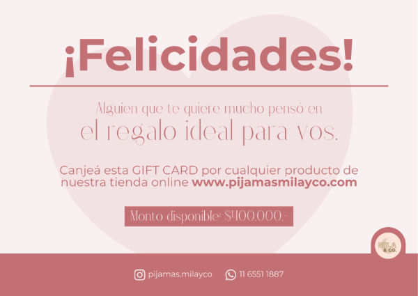Producto - GIFT CARD 400