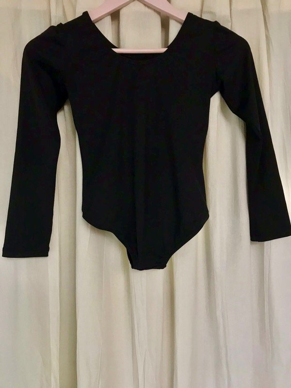 Producto - Malla negra manga larga talle S