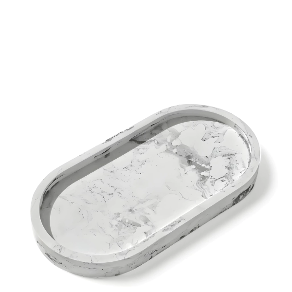 Producto - BANDEJA OVAL CEMENTO