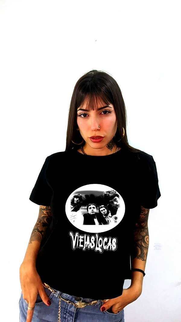 Producto - REMERA CROP MUJER VIEJAS LOCAS DISCAZO
