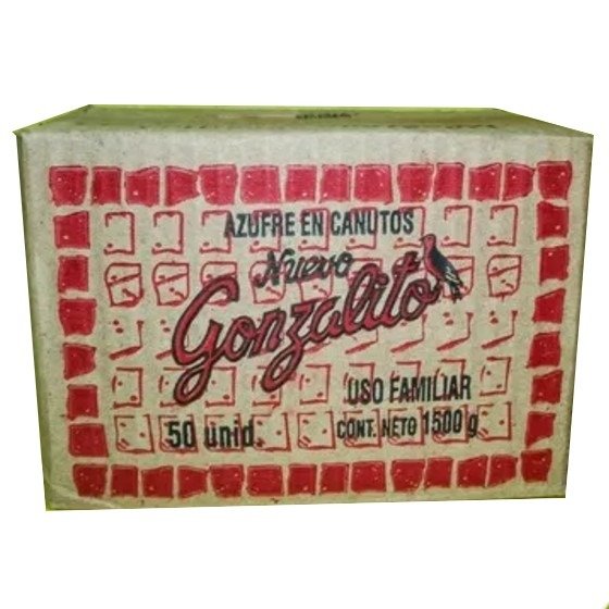 Producto - AZUFRE GONZALITO X 50UNI