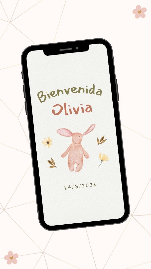 Producto - Invitacion Digital Nacimientos