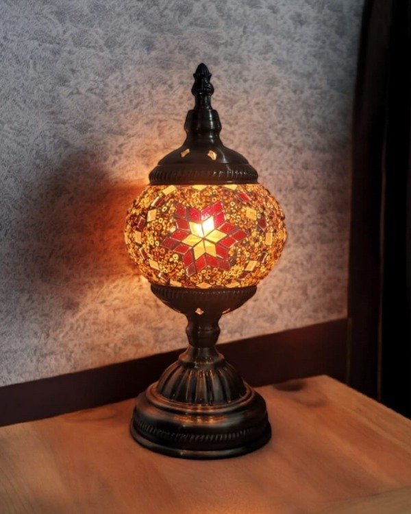 Producto - Velador Lampara Turca Tulipa 12cm
