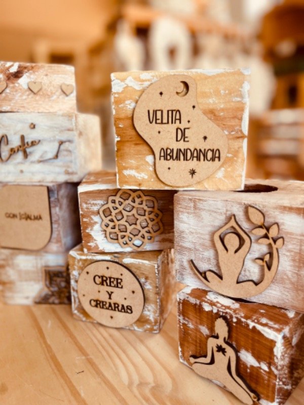 Producto - Porta vela pallet MODELOS SURTIDOS