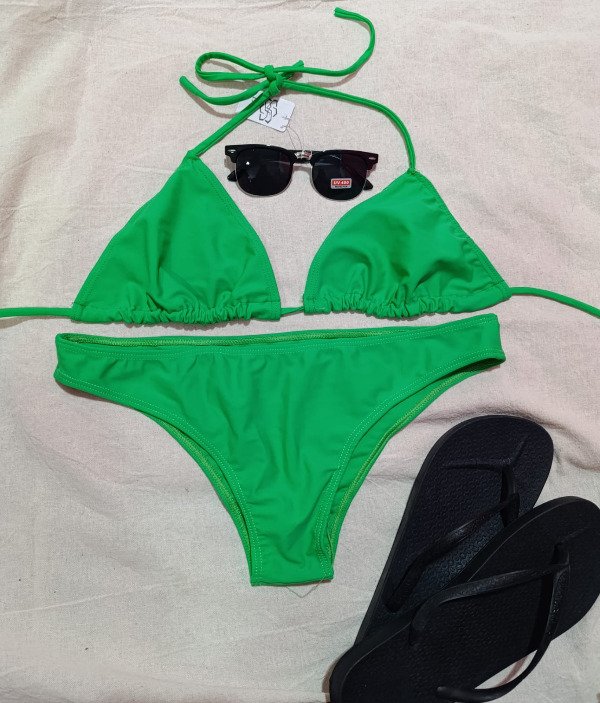 Producto - Bikini con vedetina verde