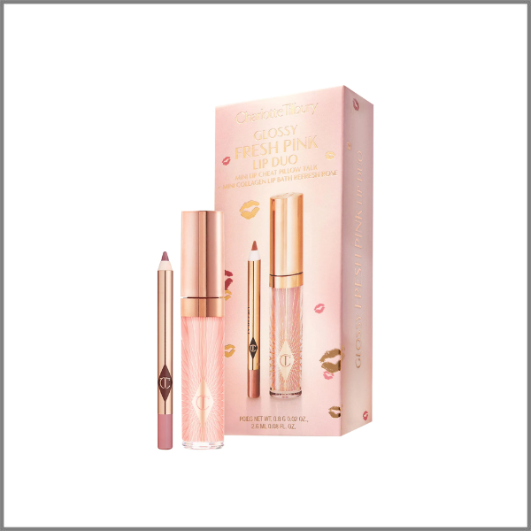Producto - CHARLOTTE TILBURY - Mini Glossy Pink Lip Gloss + Lip Liner Set