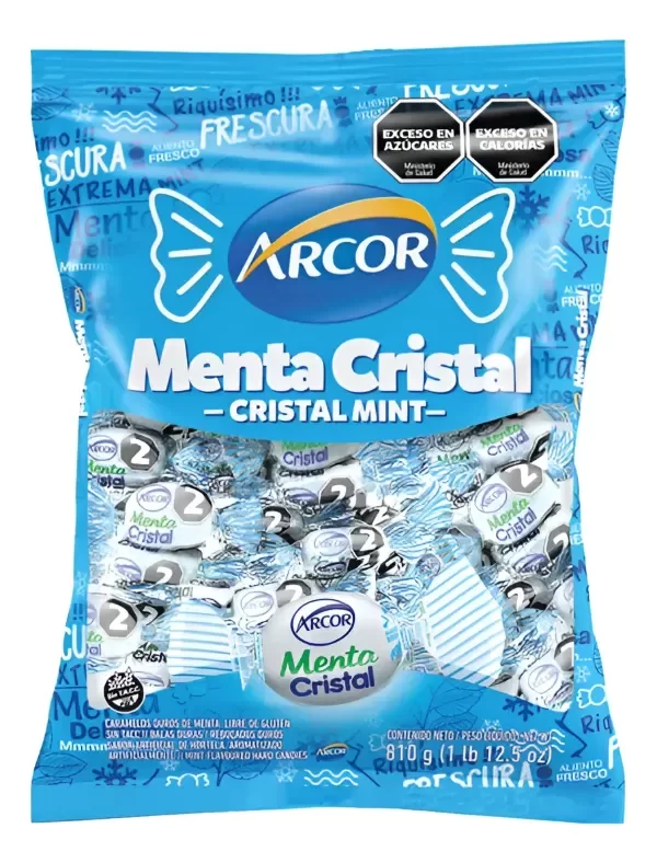 Producto - Caramelo menta cristal arcor x810gr