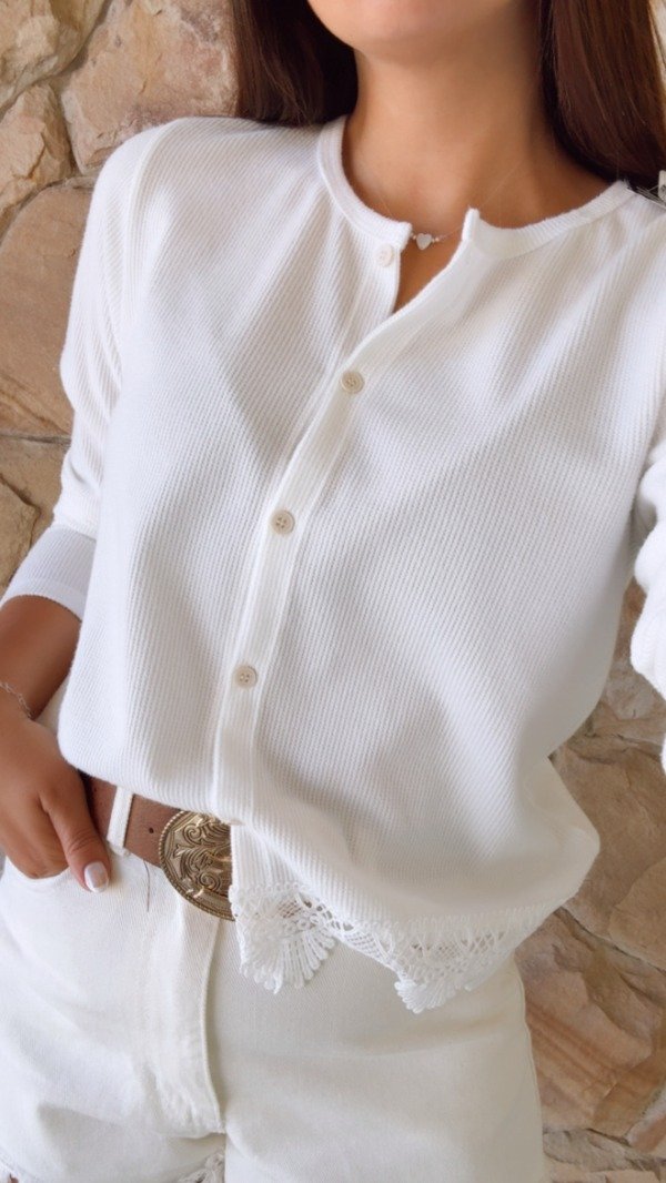 Producto - CARDIGAN CON PUNTILLA