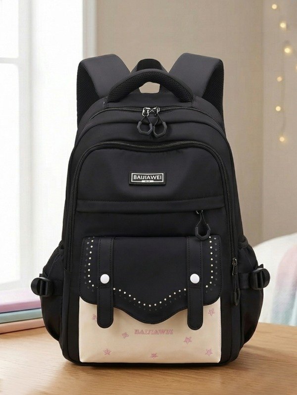 Producto - Mochila Escolar Urbana Juvenil Impermeable Multibolsillos