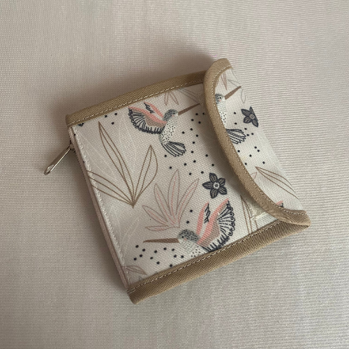 Producto - Billetera chica colibrí tostado