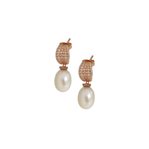 Producto - Aros Plata Rose Italiana 925