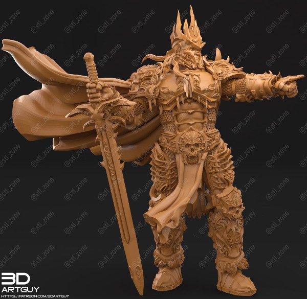 Producto - Figura Arthas Lich King 4
