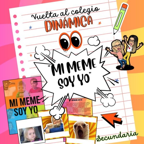 Producto - DINÁMICA. MI MEME SOY YO. SECUNDARIA