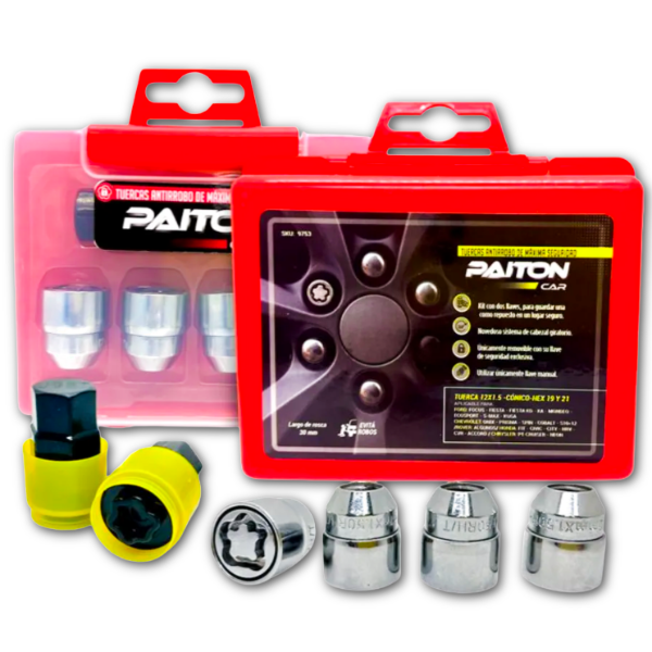 Producto - TUERCAS ANTIRROBO PAITON - FORD / CHEVROLET / HONDA / CHRYSLER - 0